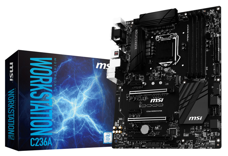 C236A WORKSTATION | MSI マザーボード Intel C236チップセット | 株式
