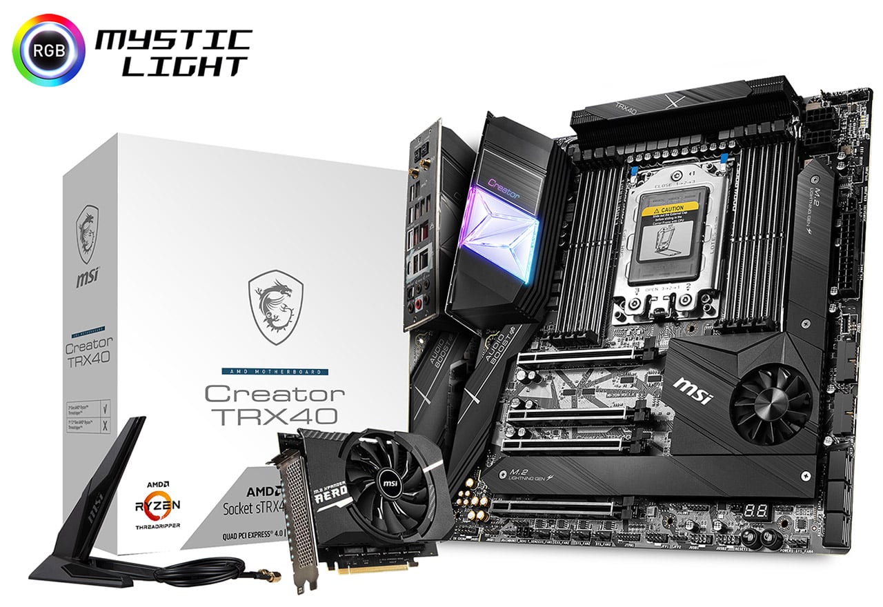 Creator TRX40 | MSI マザーボード AMD TRX40チップセット | 株式会社