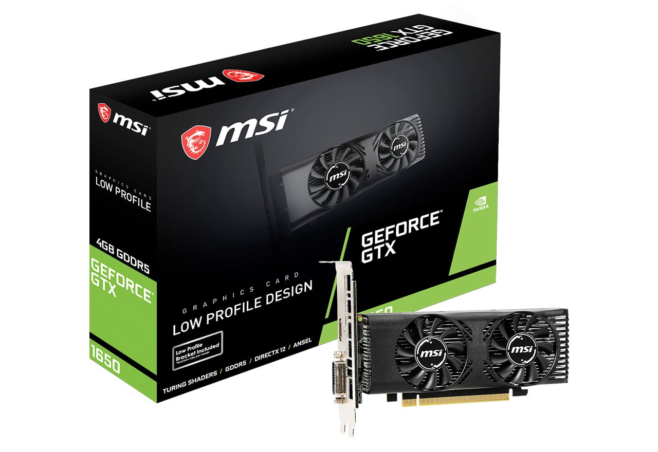 GeForce GTX 1650 4GT LP | MSI グラフィックボード GeForce GTX 1650