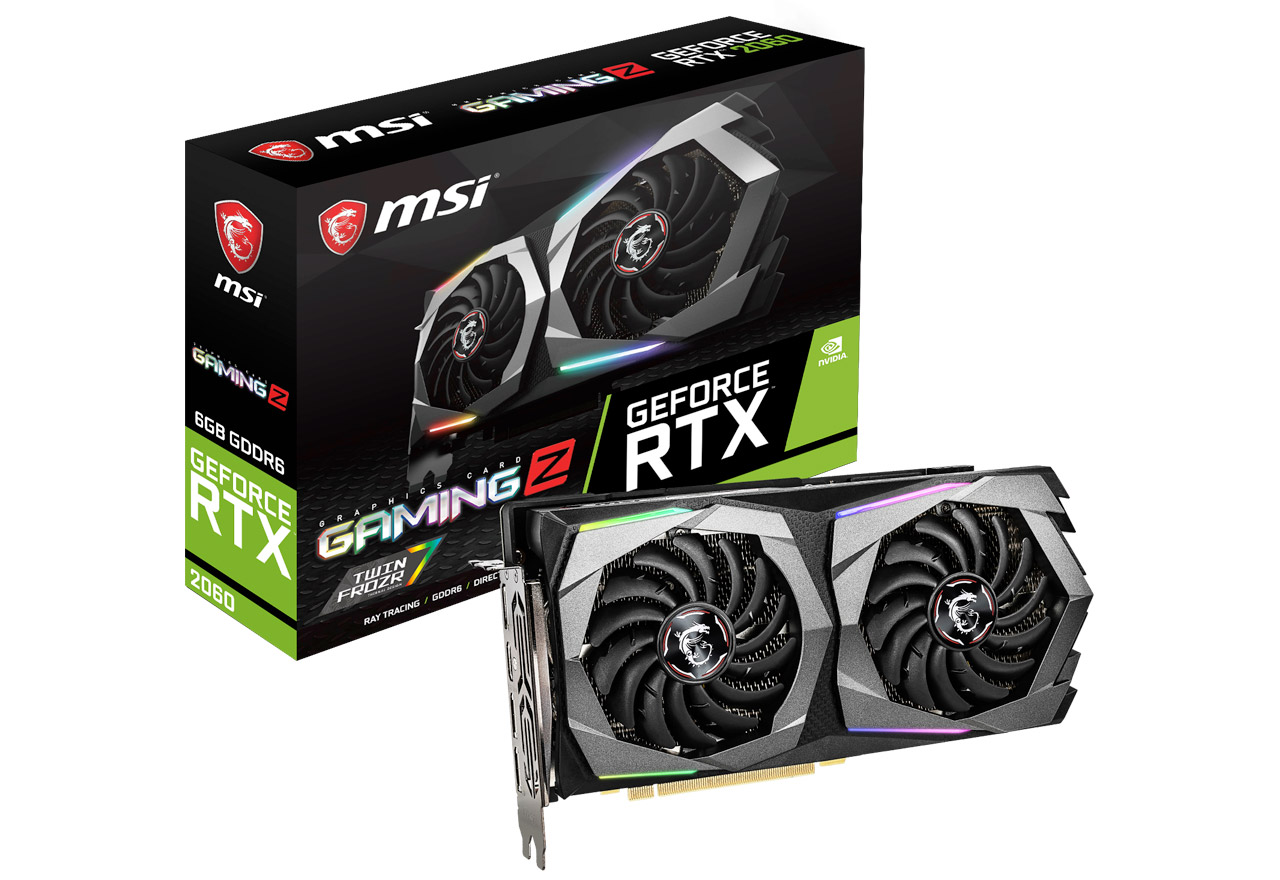 GeForce RTX 2060 GAMING Z 6G | MSI グラフィックボード GeForce RTX