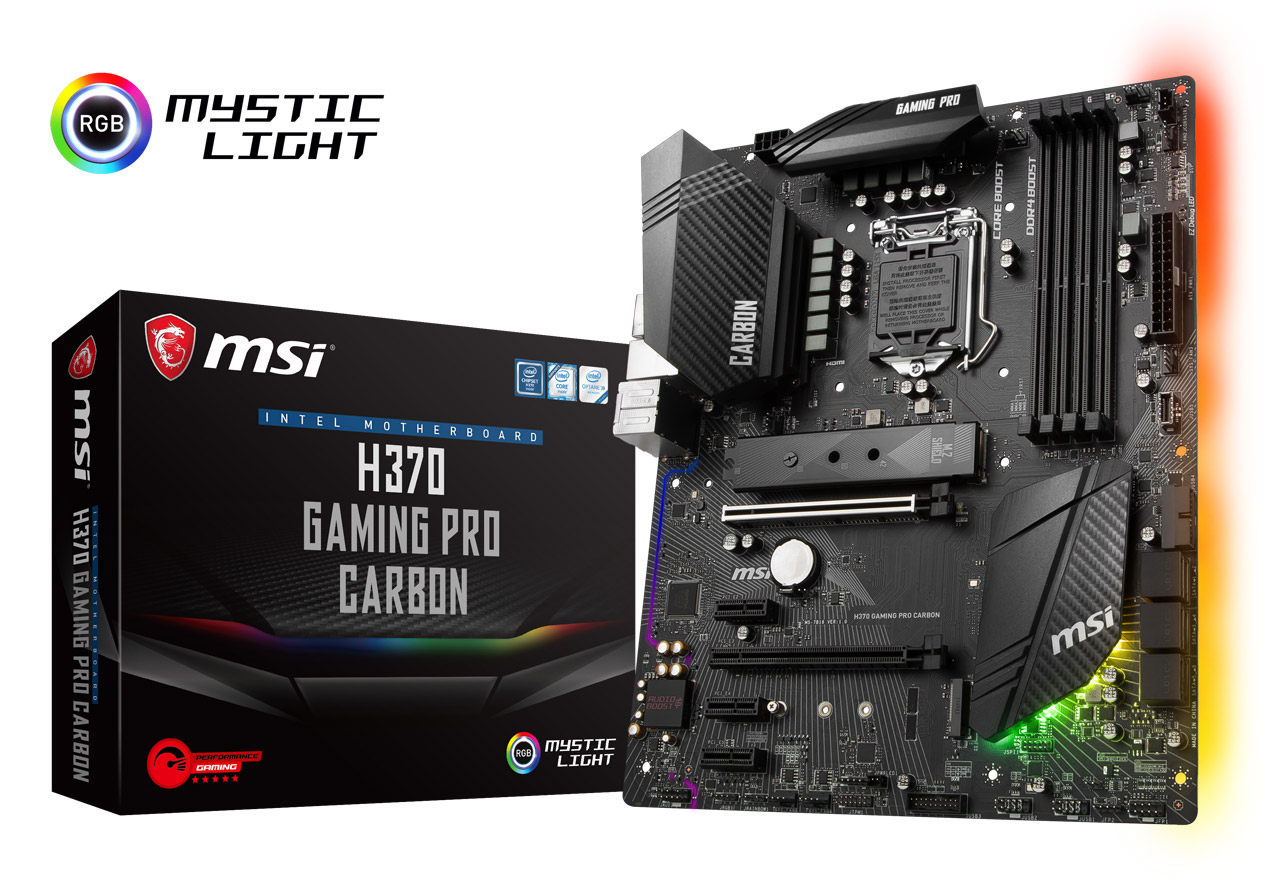H370 GAMING PRO CARBON | MSI マザーボード Intel H370チップセット