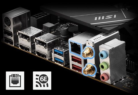 PRO B760M-A WIFI DDR4 | MSI マザーボード Intel B760チップセット