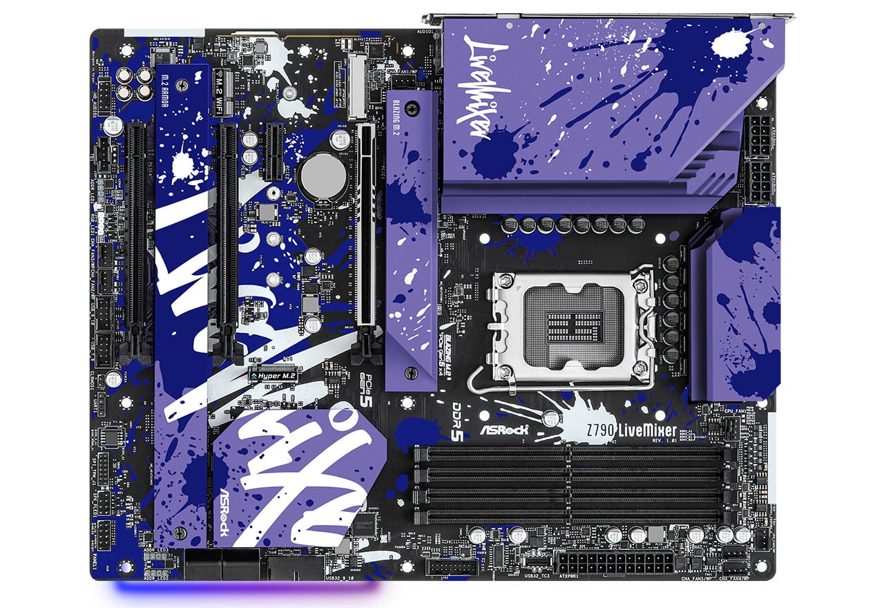 Z790 LiveMixer | ASRock マザーボード Intel Z790チップセット | 株式