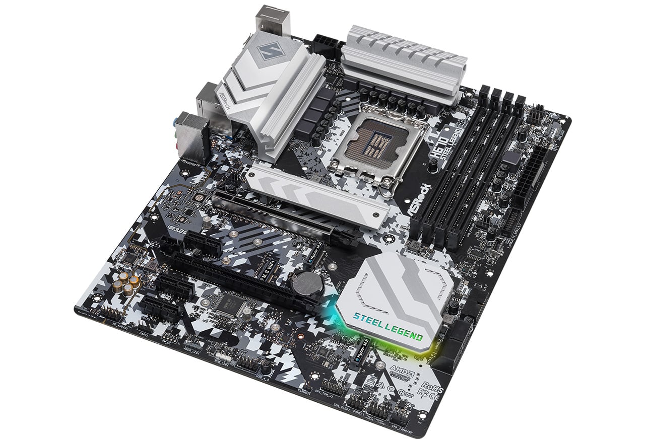 H670 Steel Legend | ASRock マザーボード Intel H670チップセット