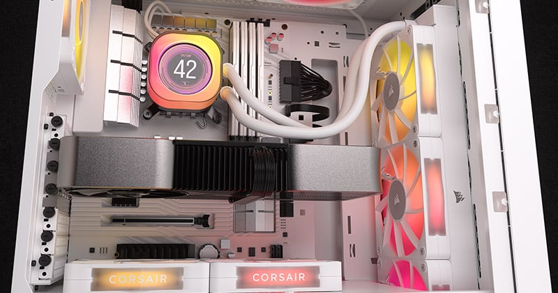 iCUE LINK TITAN RX RGB LCDシリーズ | CORSAIR 水冷一体型CPUクーラー