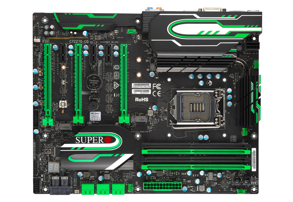 C7Z270-CG | SuperO マザーボード Intel Z270チップセット | 株式会社