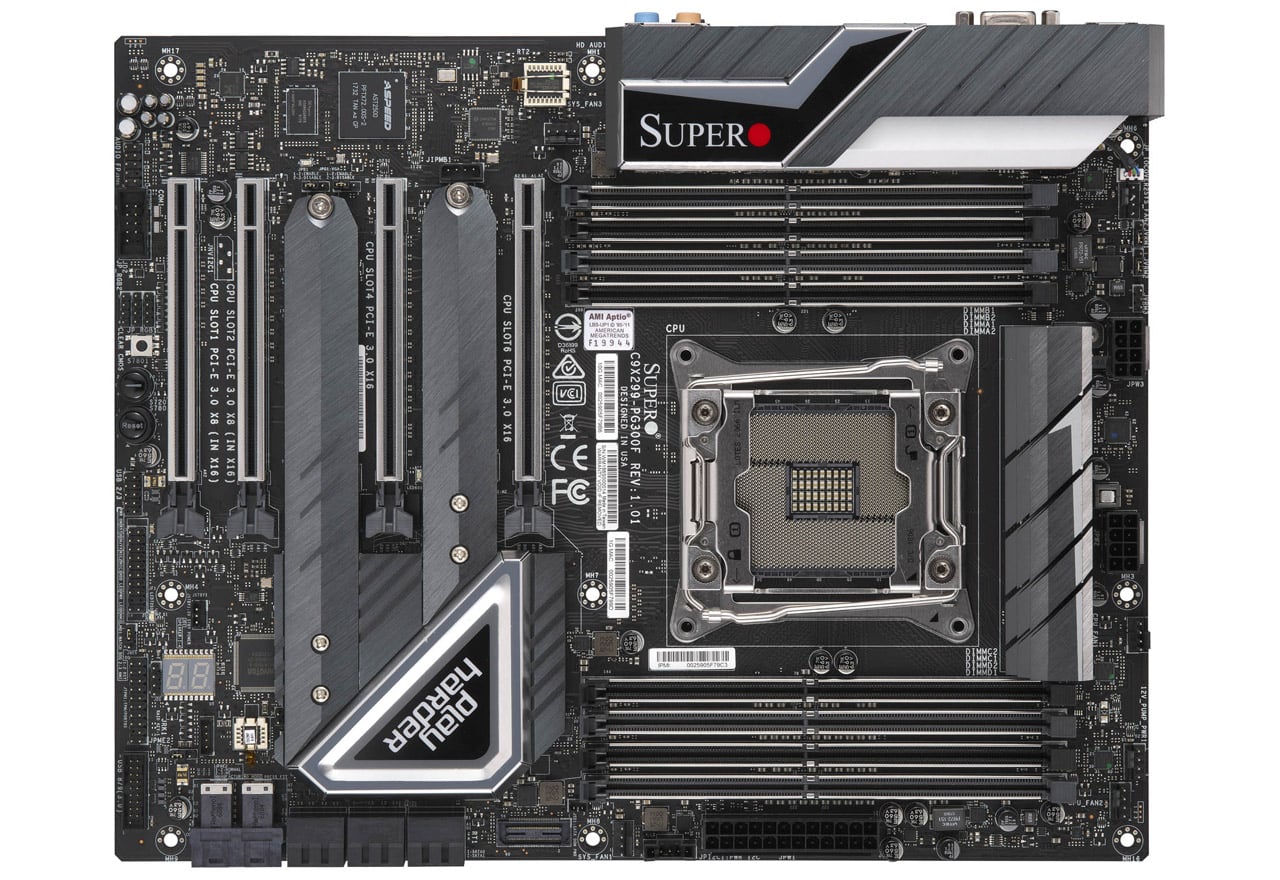 C9X299-PG300F | SuperO マザーボード Intel X299チップセット | 株式