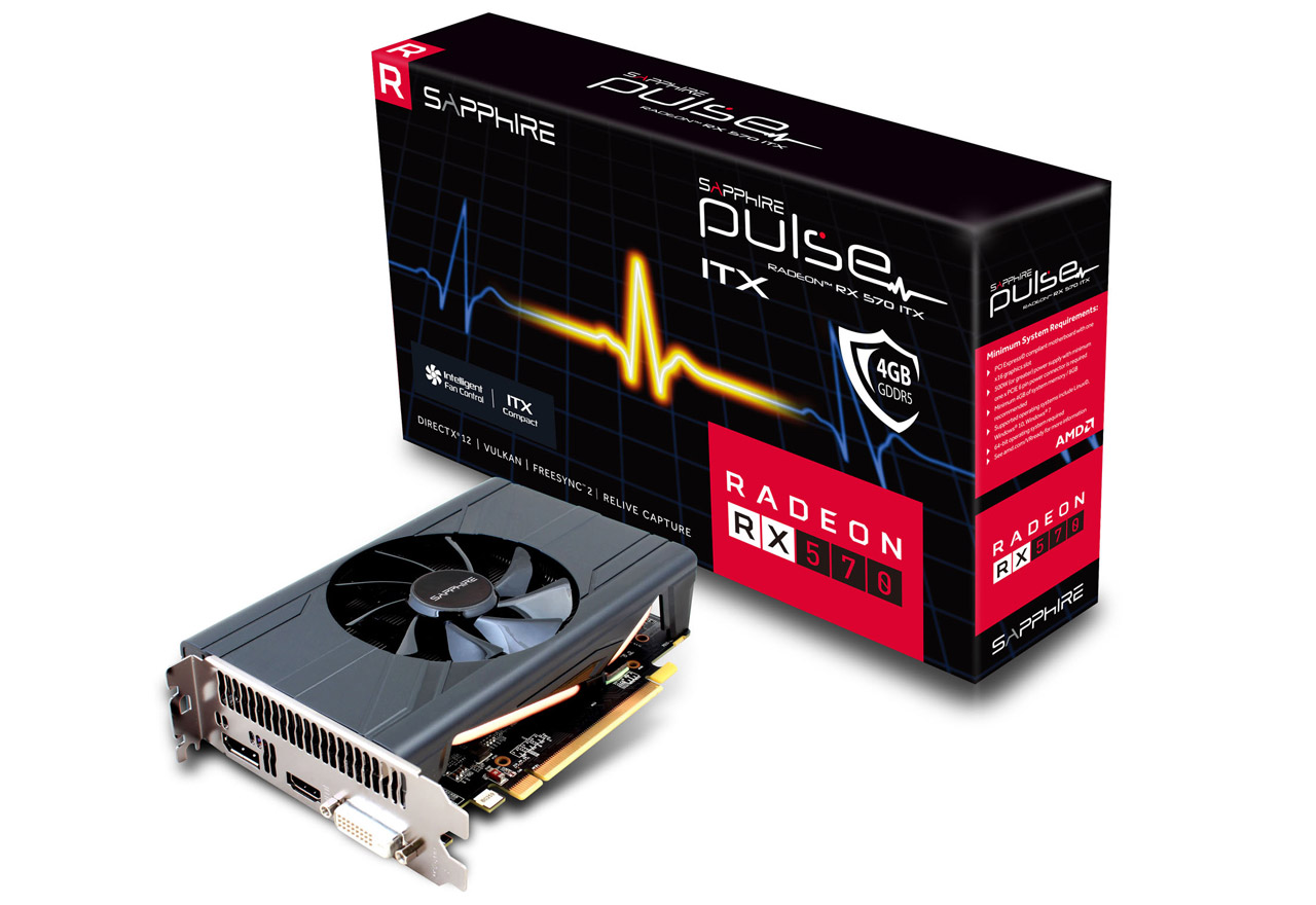 SAPPHIRE PULSE RADEON RX 570 ITX 4G GDDR5 | SAPPHIRE グラフィック