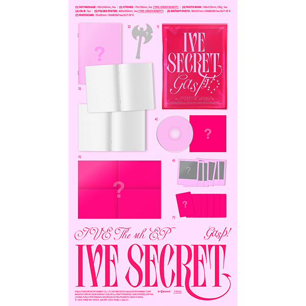 ive secret アルバム 30枚 セット jp.ktown4u.com : [3CD セット] IVE - ミニアルバム4集 [IVE SECRET]