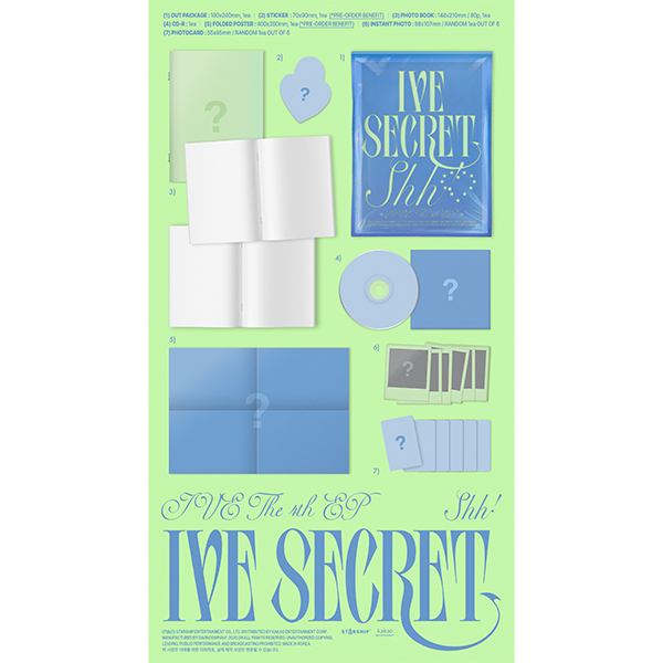 IVE Secret 3種アルバム 新品未開封✖︎10 IVE 4th EP『IVE SECRET』|K-POP・アジア
