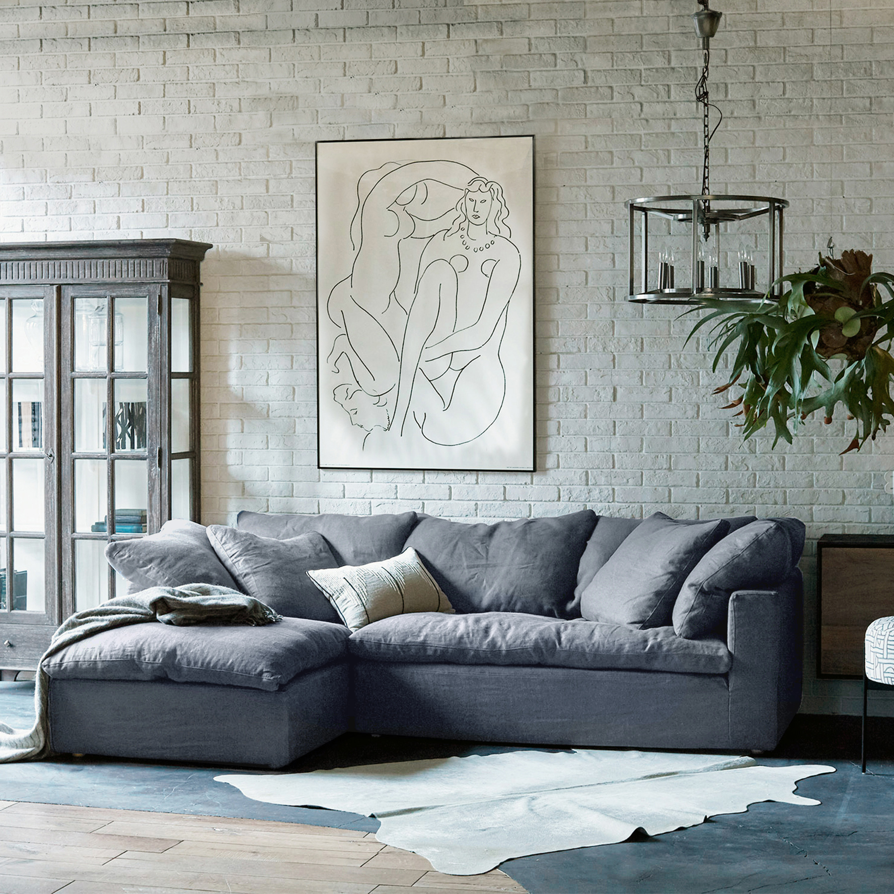 LUSCIOUS CHAISE LONGUE SOFA LHF - 【ASPLUND CONTRACT