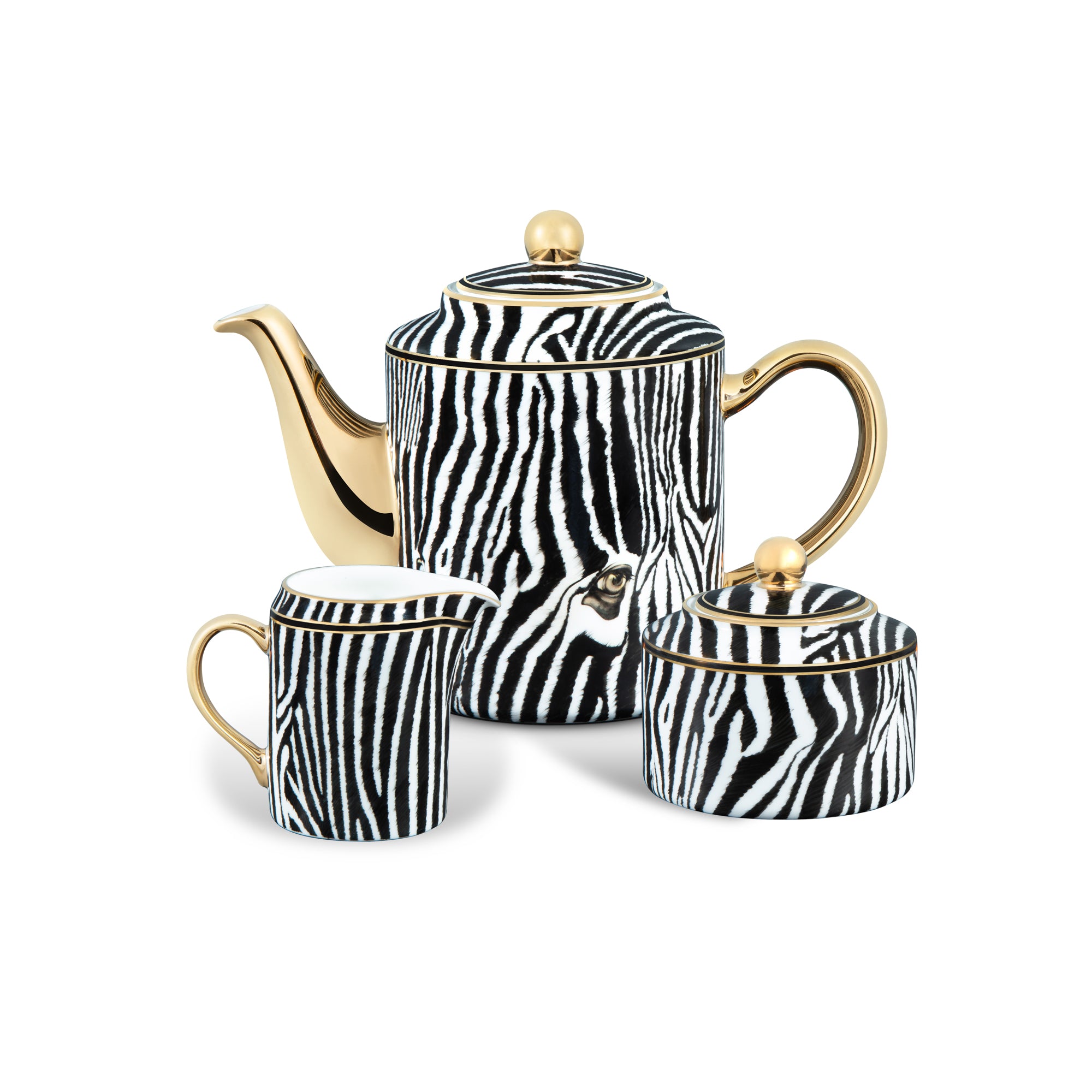 Zebra Tea & Coffee Set – Asprey London