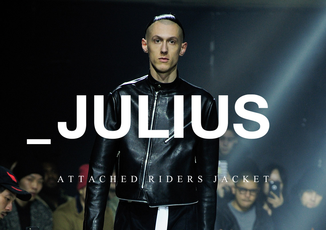 JULIUS F/W17-18 // ATTACHED RIDERS JACKET | HardiVague information