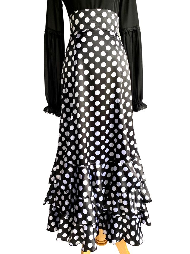 フラメンコ衣装_ファルダ_ハイウエスト