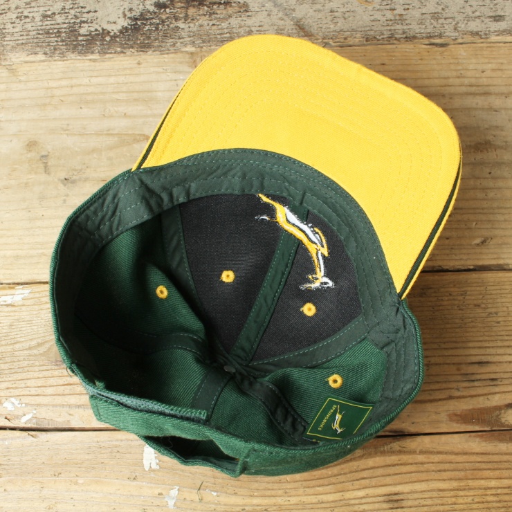 SPRINGBOKS キャップ 帽子 グリーン ラグビー 南アフリカ代表