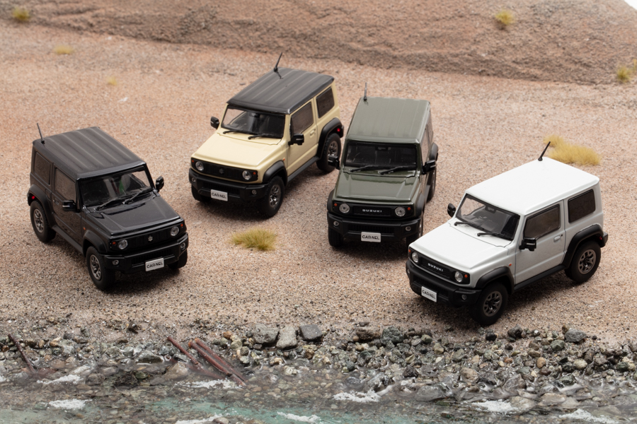 ジムニーに続きジムニー シエラも 1/43スケールダイキャストミニカーで