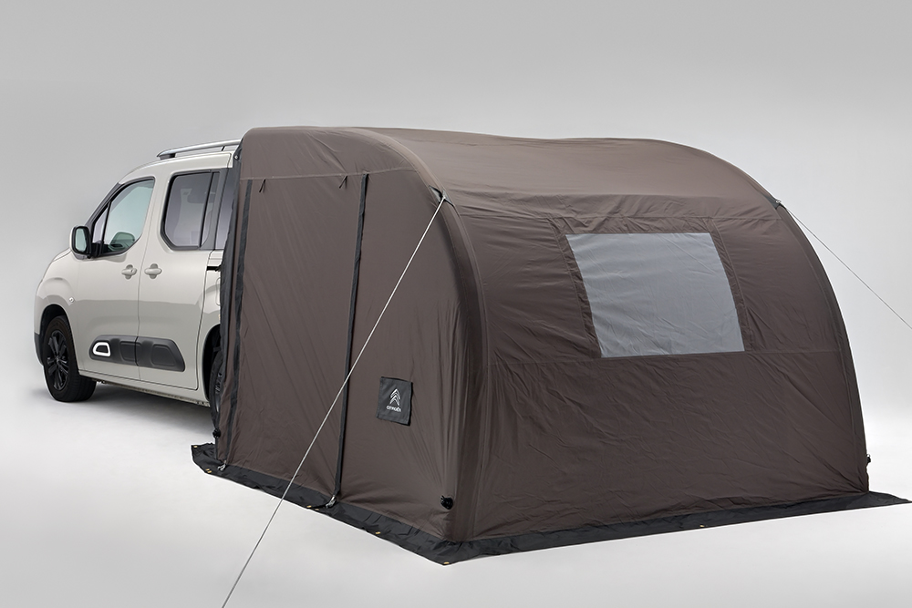 純正アクセサリー】シトロエン・ベルランゴのカーサイド・タープ発売