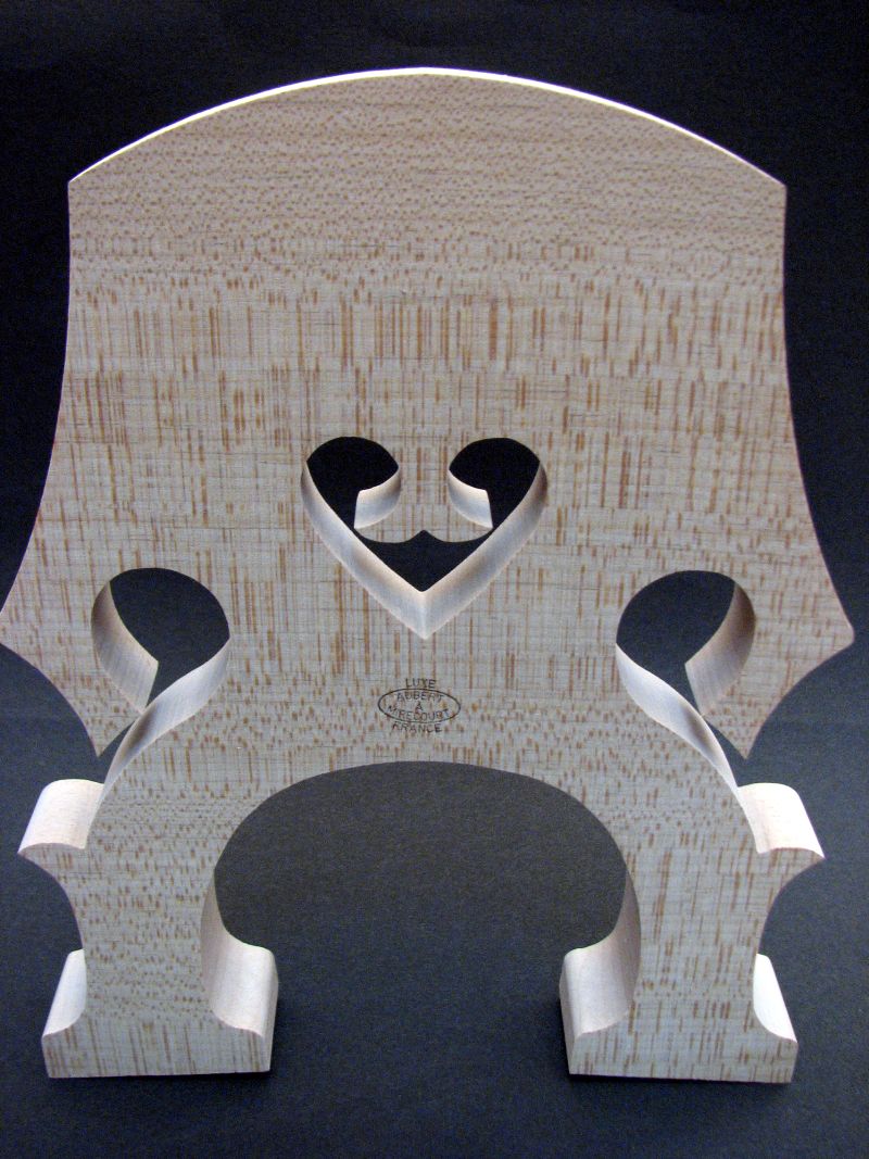 オーベルトラックスコントラバス駒3／4サイズ Bass Bridge Aubert 3