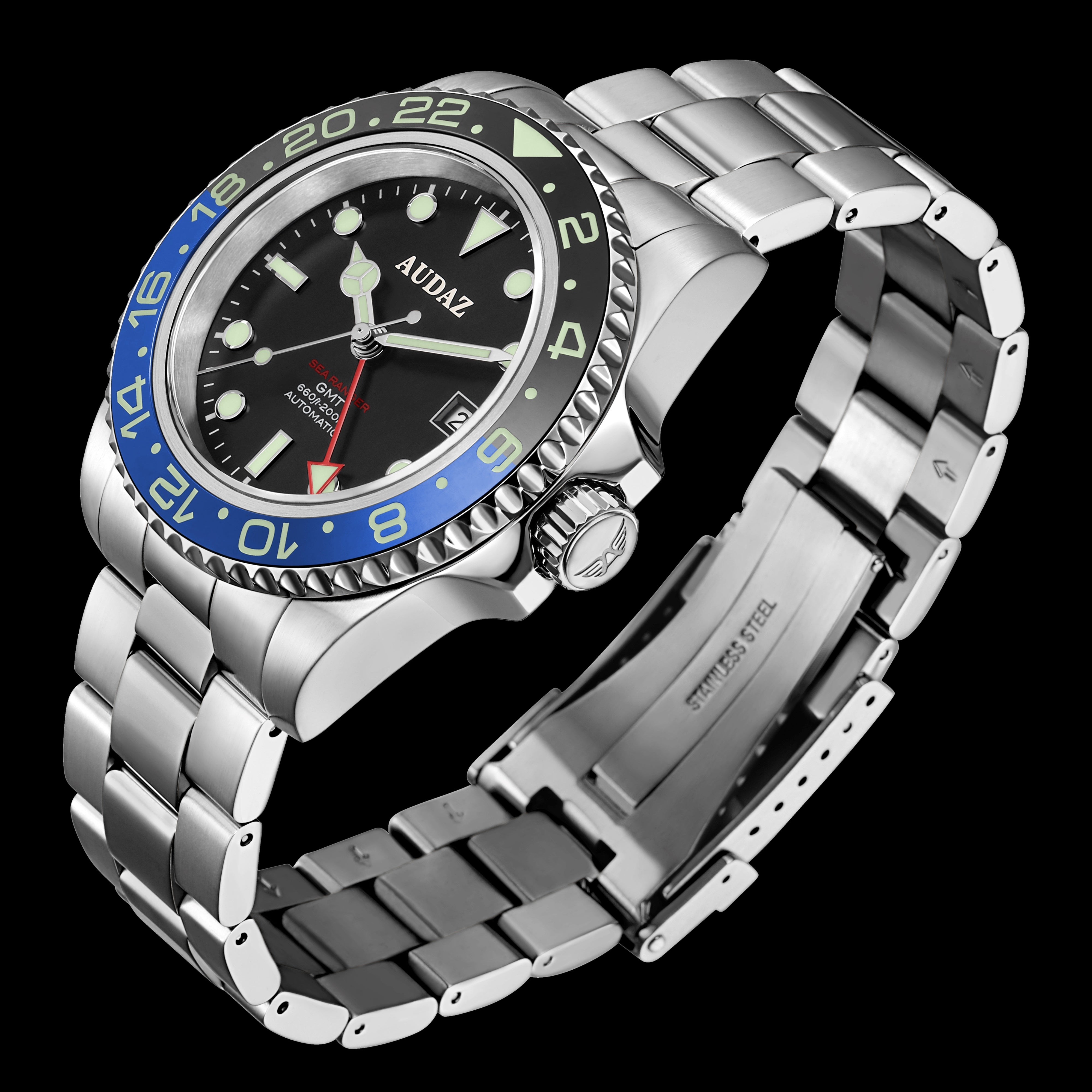 SEA RANGER I GMT Diver Watch I Automatic I Sapphire - Audaz Watches