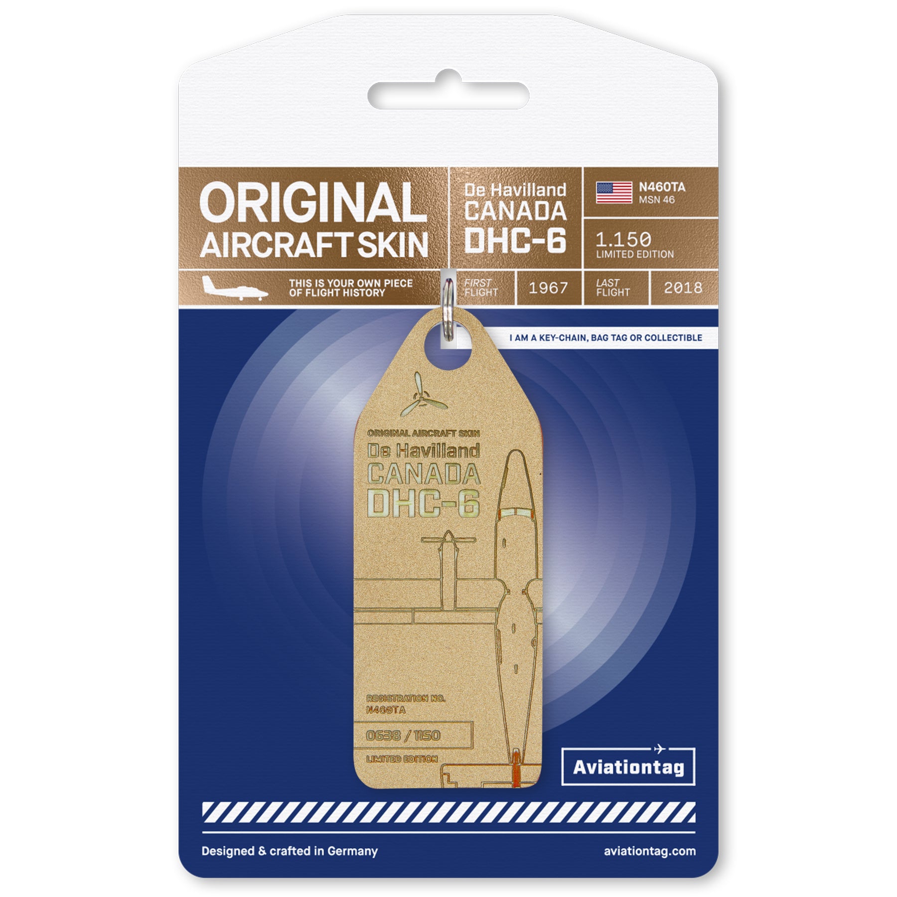 Aviationtag Plane Tag – de Havilland DHC-6 Twin Otter