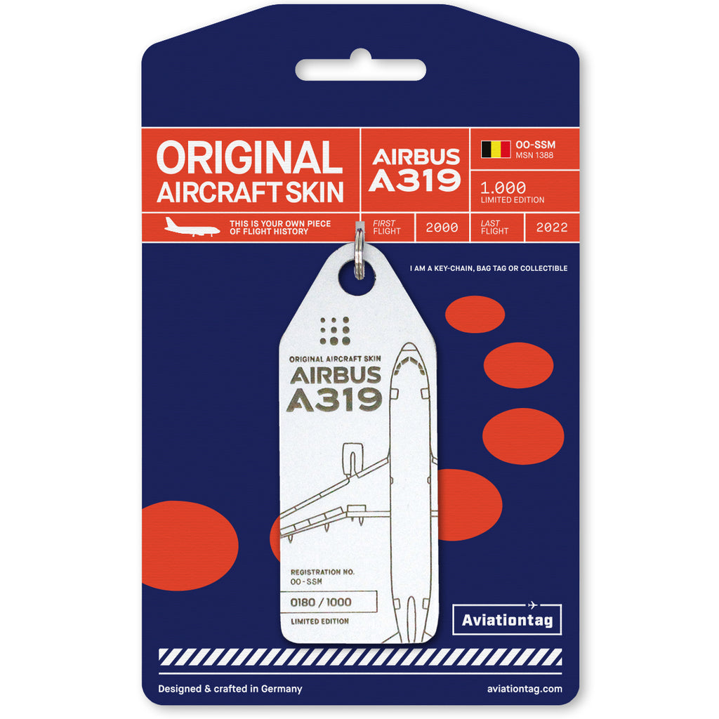 ファストジェット Aviationtag A319-100 裏面特殊デザイン ファスト