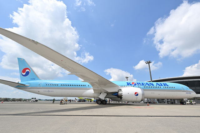 大韓航空787-10、ビジネスクラスは個室タイプ 成田－ソウル投入中
