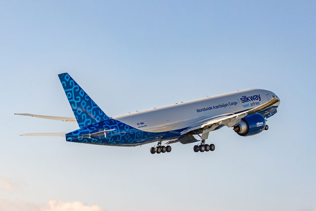 シルクウェイ・ウエスト航空、777Fを初受領