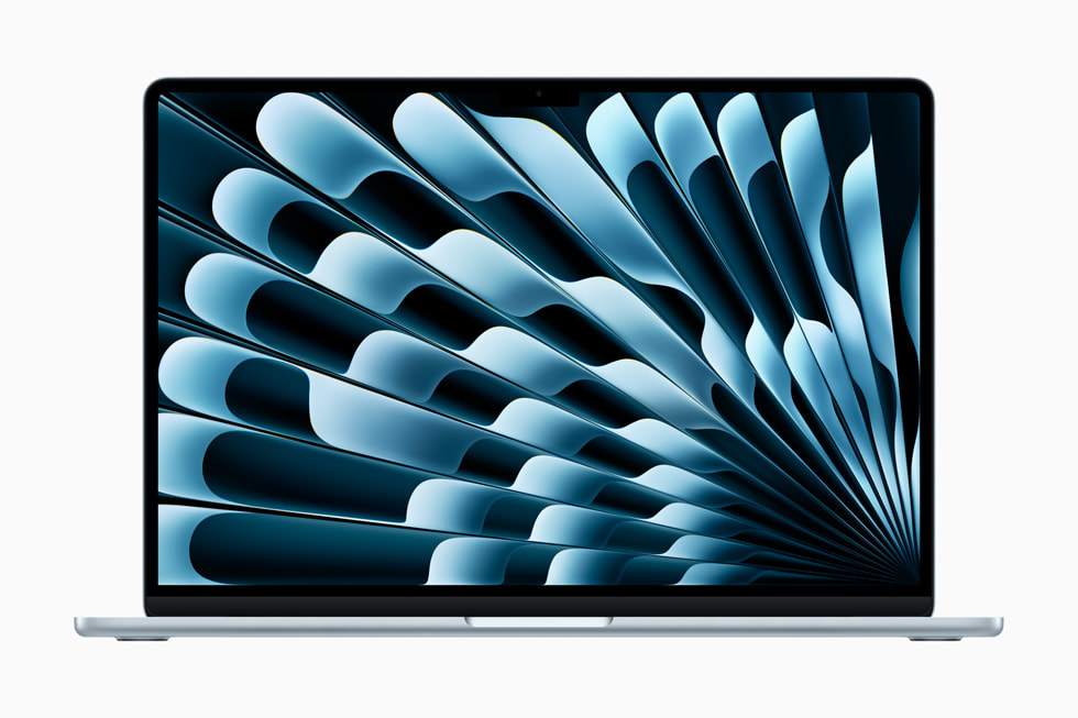Apple、M4チップを搭載し、スカイブルーのカラーの新しいMacBook Airを