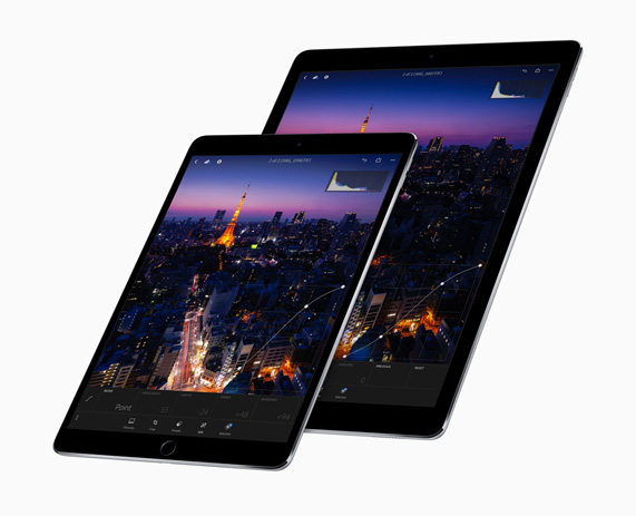 Apple、新しい10.5インチiPad Proと12.9インチモデルのアップデートを