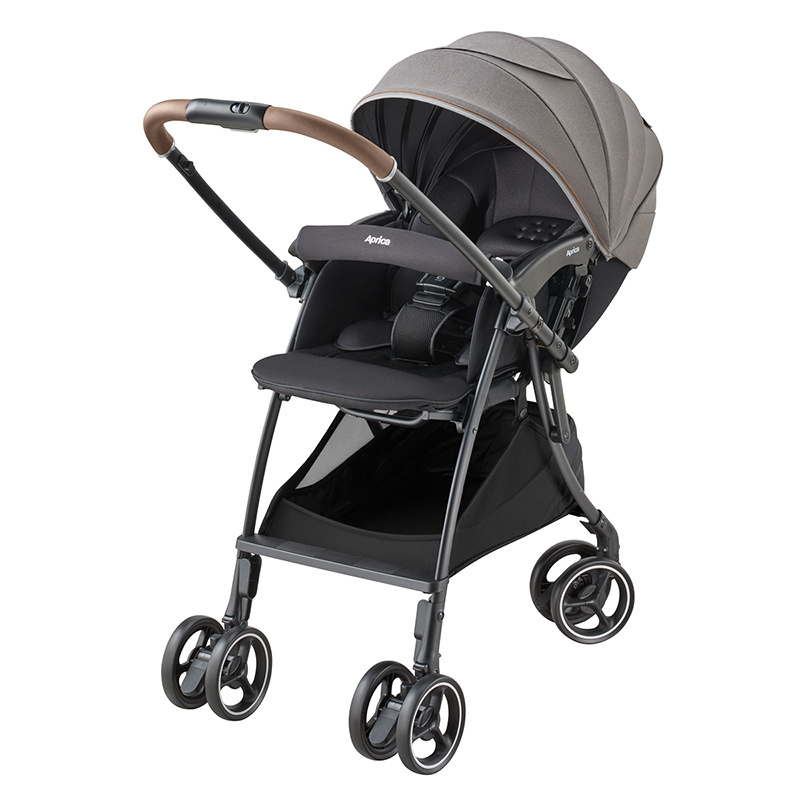 軽量オート4輪両対面A形ベビーカー「ラクーナ クッション フリー