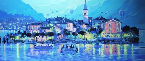 ラゴ・マジョーレ | 笹倉鉄平 買取・作品 | インテリアアート、絵画