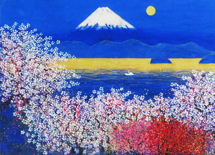 さくら富士 | 平松礼二 買取・作品 | 日本画、絵画高額査定はアート