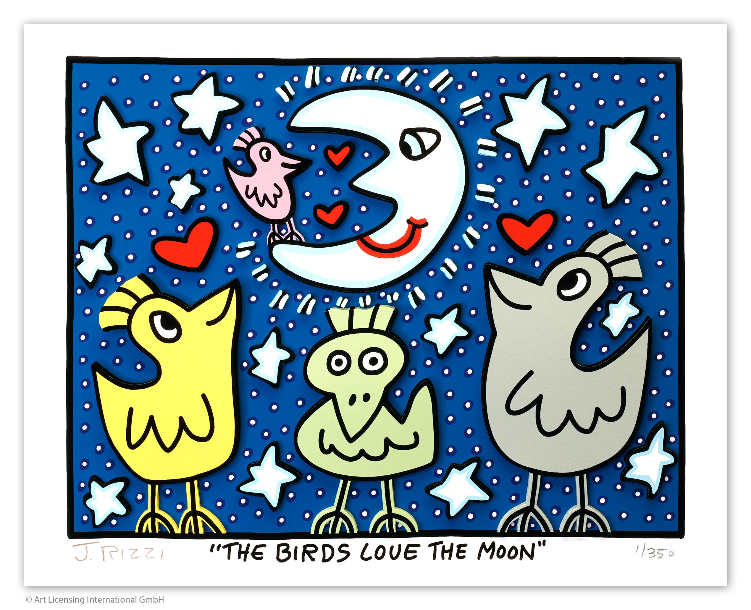 JAMES RIZZI - THE BIRDS LOVE THE MOON - Artmix24