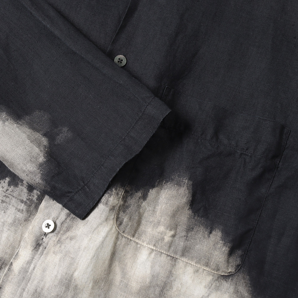 MARKAWARE(マーカウェア) - OPEN COLLAR SHIRT HEMP (CLOUDY BLEACHING