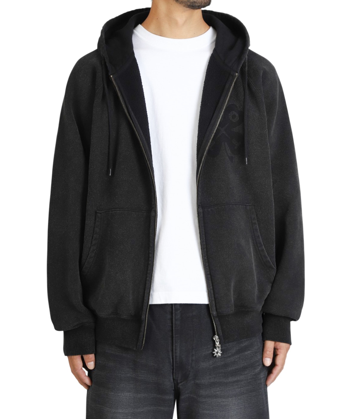 Washed Luckey Logo Zip Hoodie | BOTT(ボット) / トップス パーカー