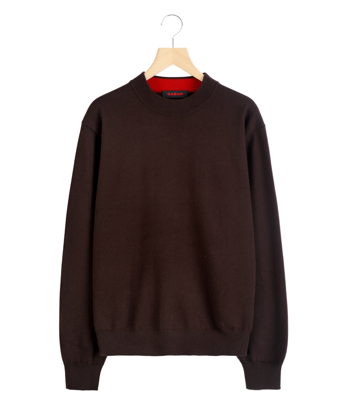 コットンカシミヤ プレーンモックネックプルオーバー | CABaN(キャバン