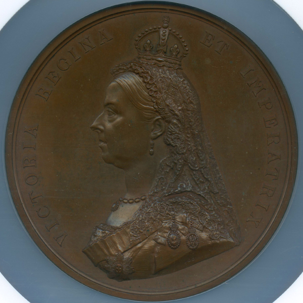 イギリス ヴィクトリア女王 ゴールデンジュビリー 1887年 銅メダル NGC