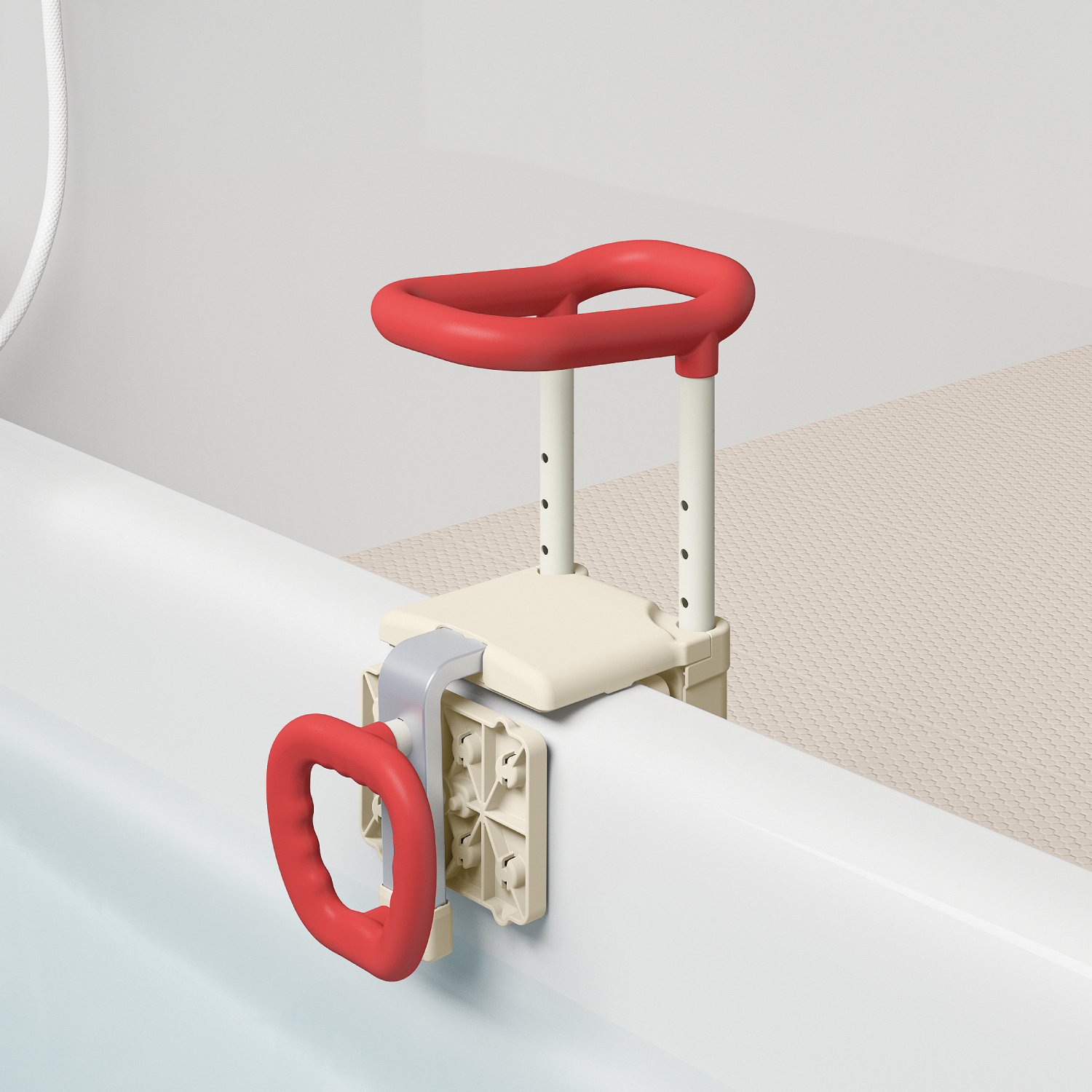 高さ調節付浴槽手すり UST-130R | 【安寿】の介護用品 | アロン化成