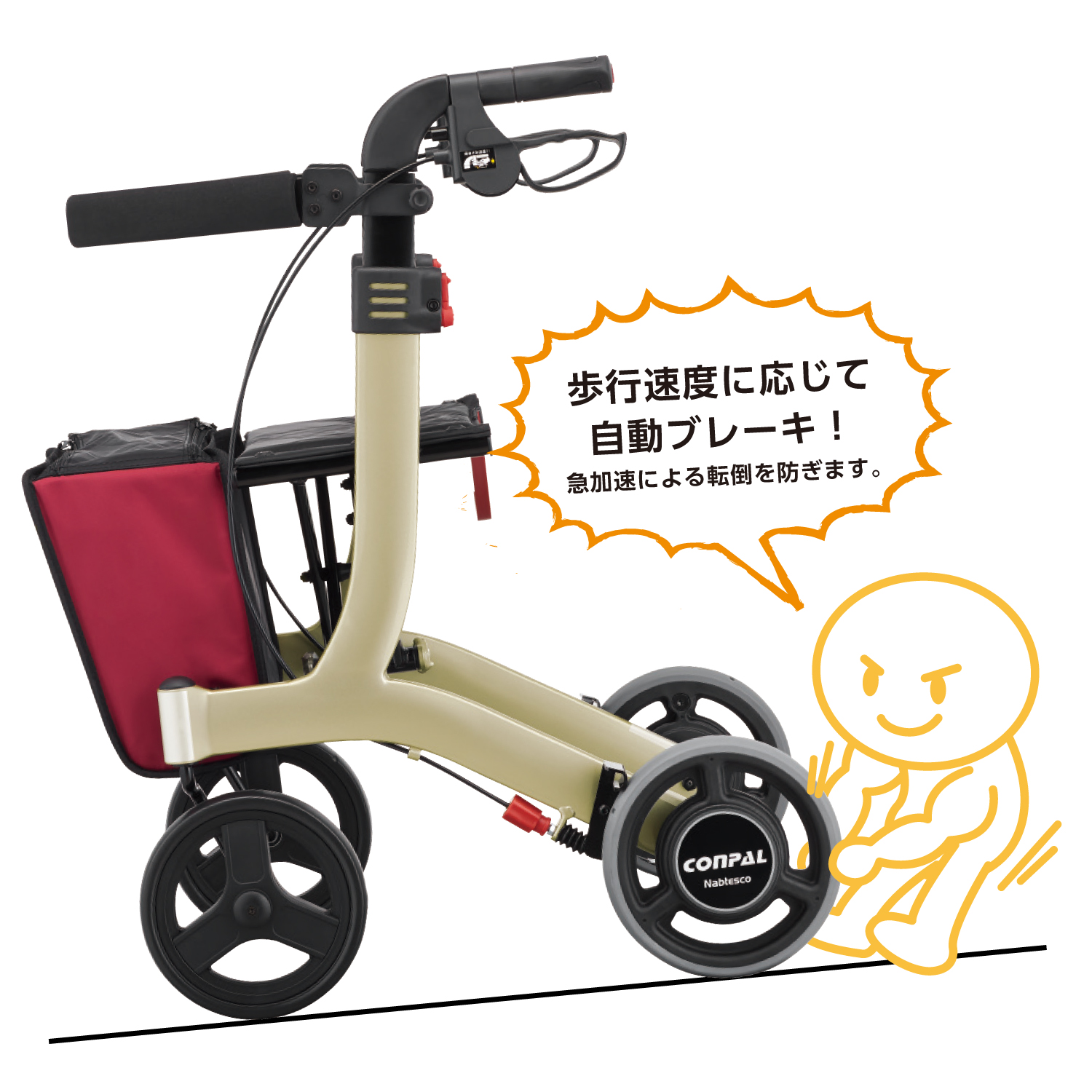 リトルターン 抑速付 ※生産終了 | 【安寿】の介護用品 | アロン化成