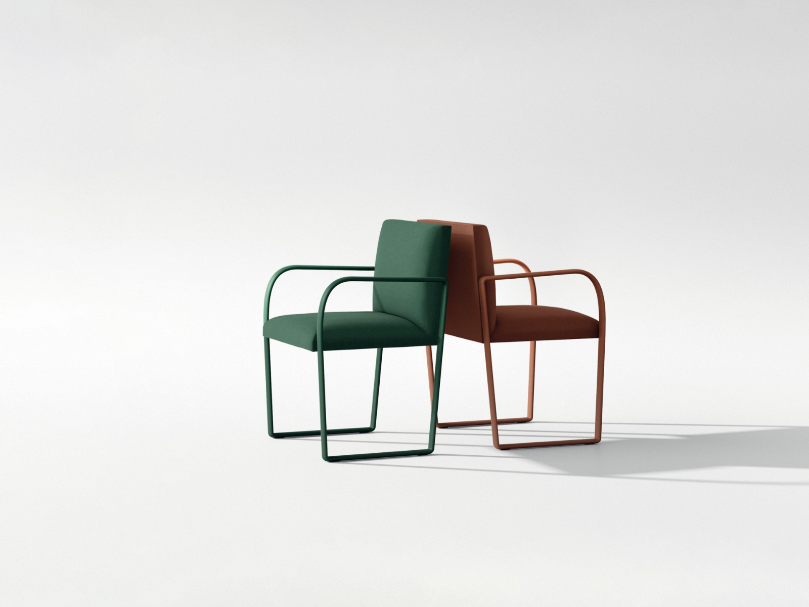 Arper Arcos: Armchairs and Sled Chairs | Arper US