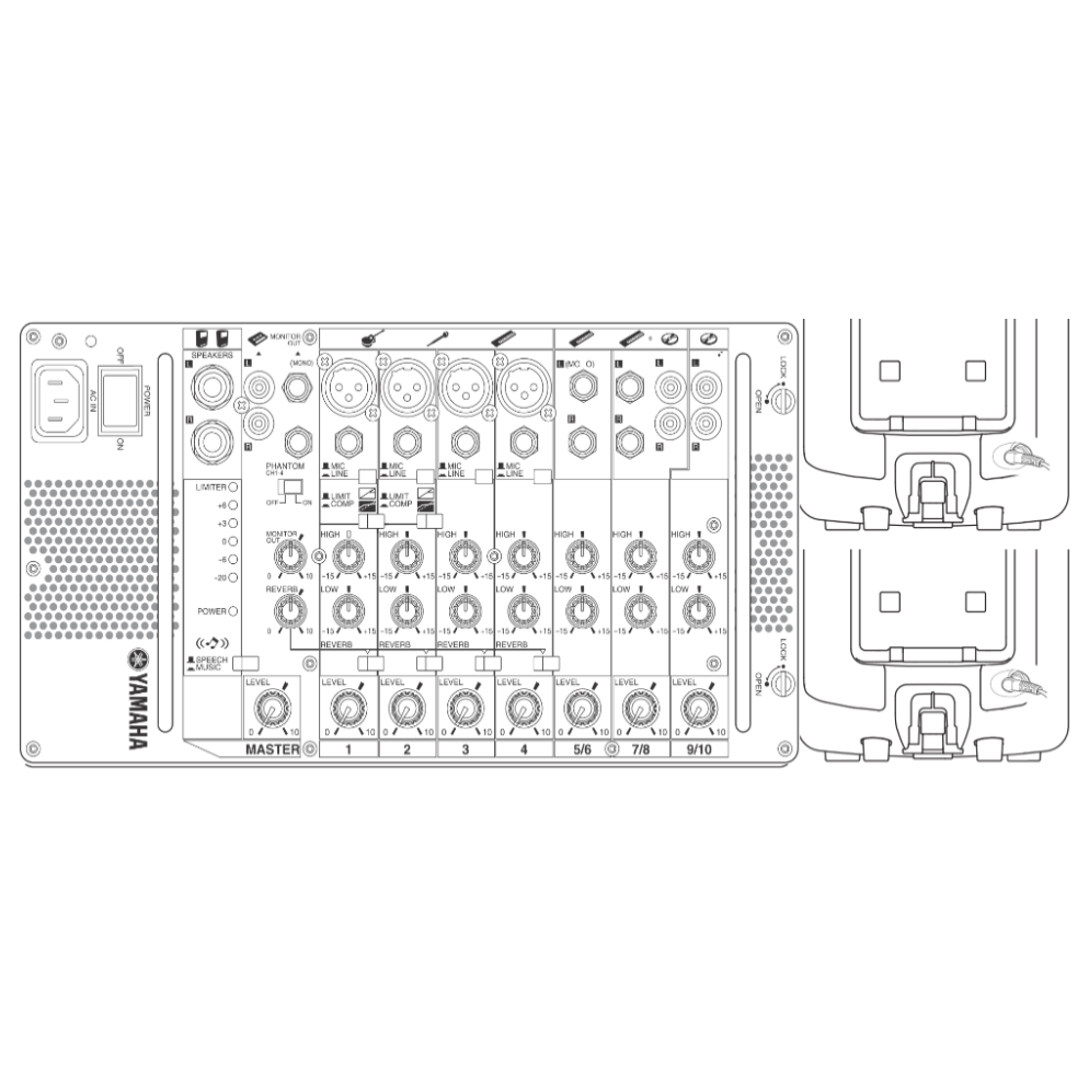 ポータブルPAシステム（STAGEPAS500）の製品詳細｜映像音響テクニカル