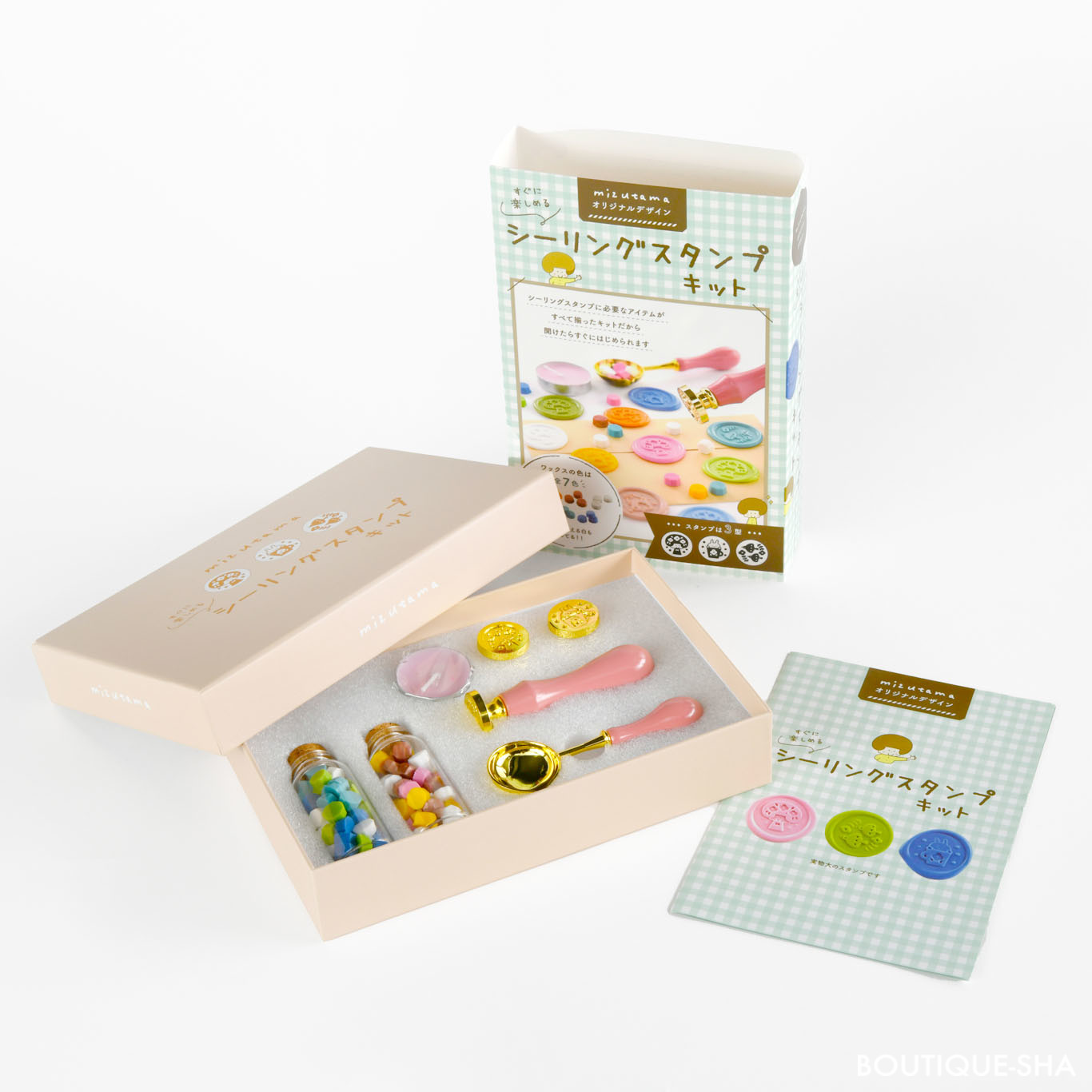 mizutamaオリジナルデザイン すぐに楽しめるシーリングスタンプキット