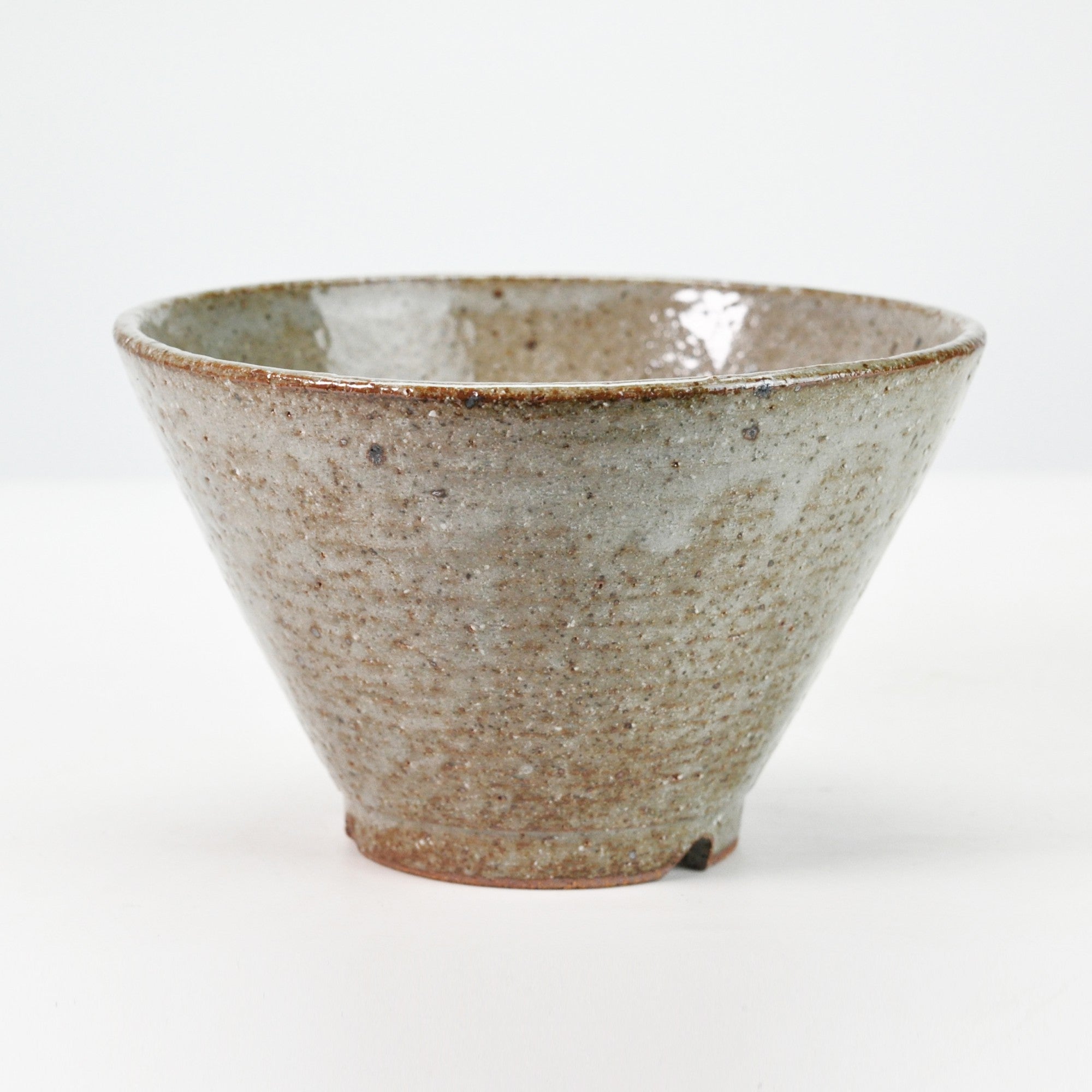 美濃焼 盆栽鉢 丸反型 6号 灰釉 幅18cm×高さ11cmの販売｜盆栽妙 – 盆栽