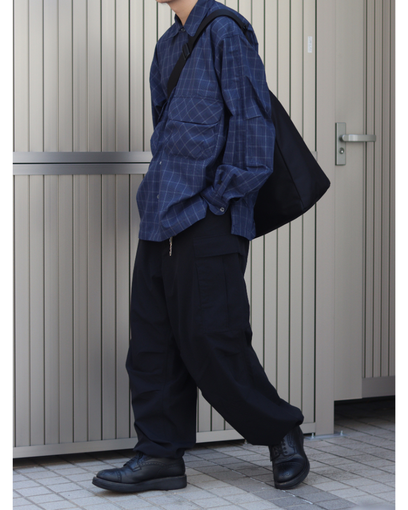 DAIWA PIER39 TECH SPORTS OPEN COLLAR SHIRT L/S NOVA CHECK