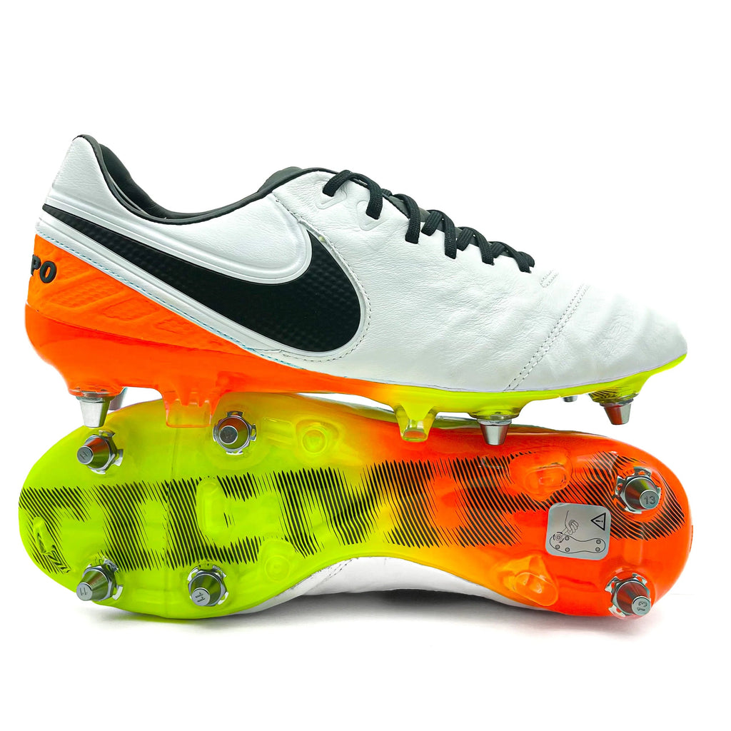 Nike Tiempo Legend VI SG-PRO Elite 'White/Black/Total Orange