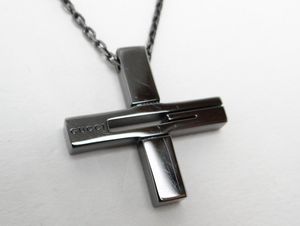 GUCCI グッチ Gモチーフ クロス 十字架 ネックレス ペンダント