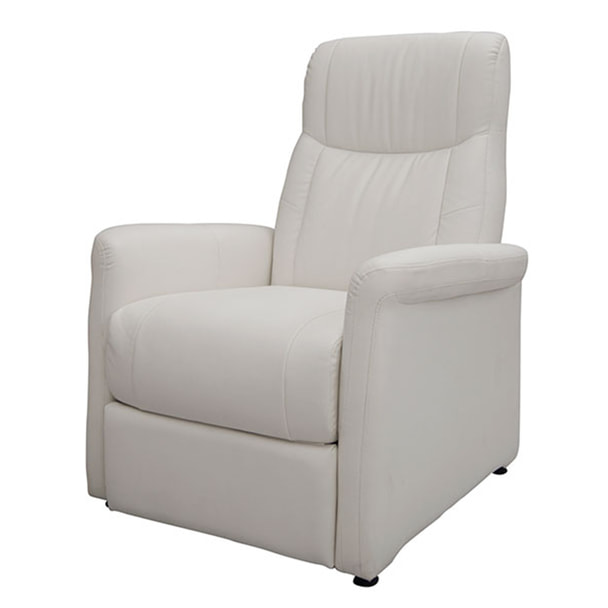 ラウンジチェアDXⅡ（レッグレスト連動タイプ）ホワイトの卸・通販