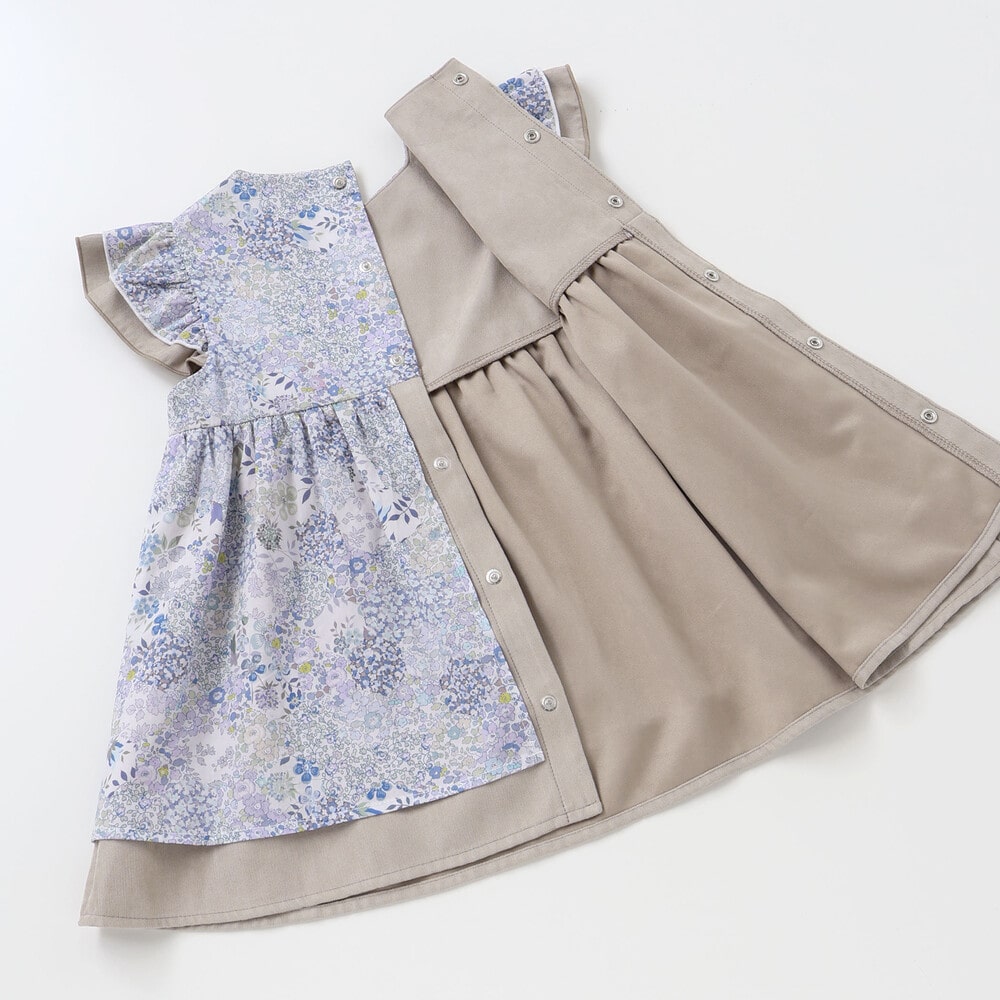 お揃い】リバティタナローン(Patchwork Classics)ブルマ付きワンピース