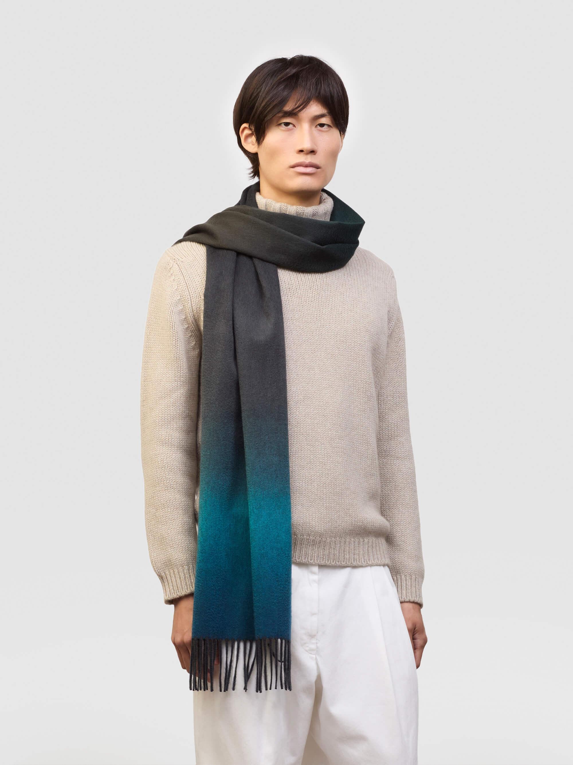 Nuance Mens Ombre Cashmere Scarf Neist Point - Begg x Co