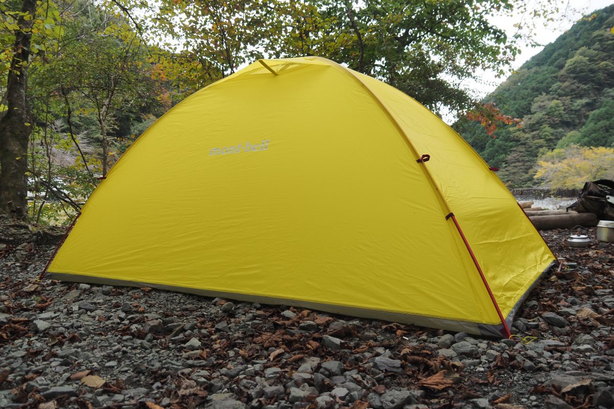 軽量シェルターのなかでも、モンベルのU.L.ドームシェルターをおすすめ
